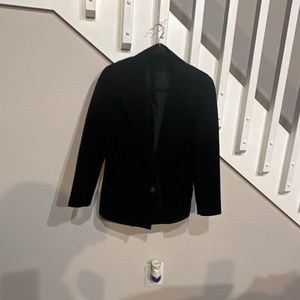 Handmade velvet blazer